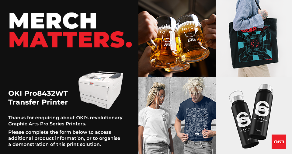 OKI T Shirt Transfer Printer White Toner 8432