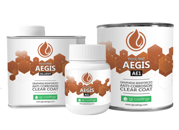 IGL Aegis Ecoclear - Anti Rust Coating - Industrial Clear - Long Term Anti Corrosion Protection