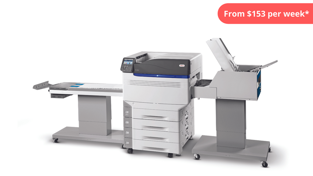 OKI Pro9541 White & Clear Toner Envelope Printing System