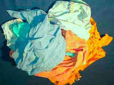 Coloured T-Shirt material Rags - 20kg Bag